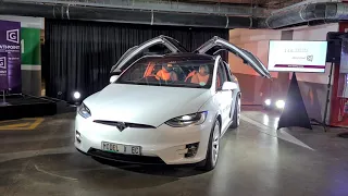 South Africa's only Tesla Model X in Celebration Mode