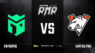 [RU] Entropiq vs Virtus.pro | Карта 2: Dust2 | StarLadder CIS RMR Main Event Group Stage