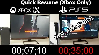 Hitman 3 PlayStation 5 vs Xbox Series X - Startup and Load Times Comparison