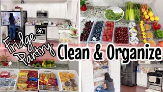 FRIDGE ORGANIZATION // PANTRY ORGANIZATION // CLEAN WITH ME