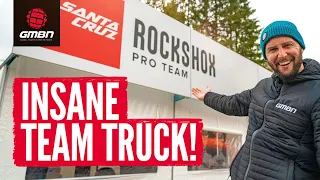 Santa Cruz RockShox Pro Team Pit Tour | 2023 UCI Mountain Bike XC World Cup