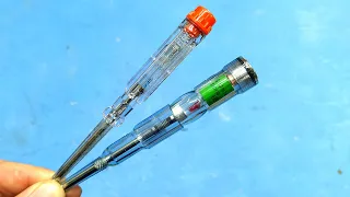 Few people know these SECRETS with the INDICATOR SCREWDRIVER! Useful tips and tricks!