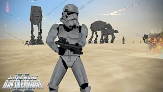 Star Wars Battlefront 2 Mod | Tatooine: Canyon Assault | Trench War