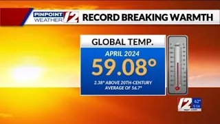 April brings record breaking warmth