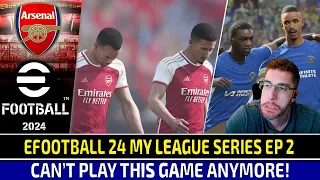 [TTB] EFOOTBALL 24 MY LEAGUE ARSENAL SERIES EP2 - WHEN EMBARASSMENT BECOMES A REALITY! 😭
