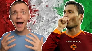 FRANCESCO TOTTI - FOOTBALL'S MOST LOYAL PLAYER! Gen Zer Reacts For The First Time!