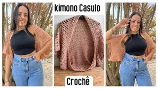 Easy crochet Kimono - Cocoon Coat @HandmadebyMih