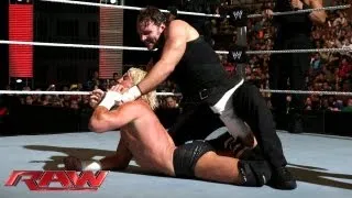 Dolph Ziggler vs. The Shield - 3-on-1 Handicap Match: Raw, August 19, 2013