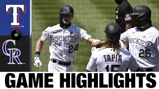 McMahon, Gray lead Rockies in 10-6 win | Rangers-Rockies Game Highlights  8/16/20