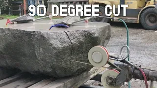 90 Degree Cut with Wire Saw