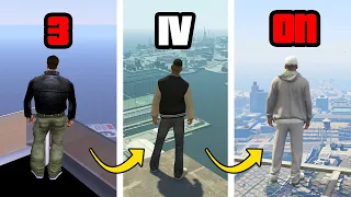 JUMPING from the TALLEST BUILDING in GTA Games (Evolution)