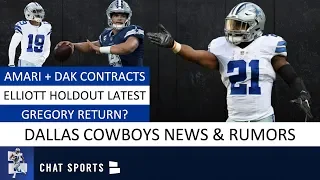 Ezekiel Elliott Holding Out Into Season? Amari Cooper, Dak Prescott Contract Updates & Randy Gregory