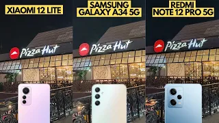 VERSUS CAMERA Redmi Note 12 Pro 5G vs Samsung Galaxy A34 5G vs Xiaomi 12 Lite Indonesia, ADU 4 JTan!