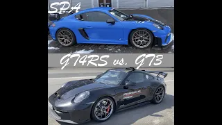 GT4RS vs. 992 GT3 - Side by Side Lap - Spa Francorchamps