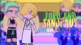 [ONE PIECE] Zoro and Sanji Au's react to Original AU || PT-BR/ENG || (2/2) || Original Idea