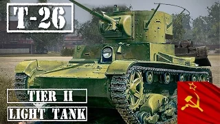 WOT Blitz - T-26 Tank Review - Russian Tier 2 Light || World of Tanks Blitz ||