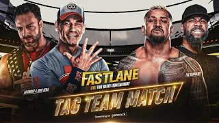 John Cena and LA Knight VS Solo Sikoa and Jimmy Uso WWE Fastlane Prediction WWE 2K23