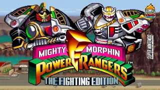 Mighty Morphin Power Rangers:  The Fighting Edition [SNES] Gameplay até zerar!