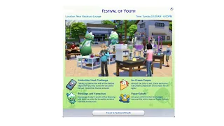 The Sims 4 Snow Escape Festival of Youth