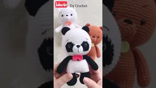 Amigurumi We Bare Bear 🐻🐻 How To Crochet 🐻🐻