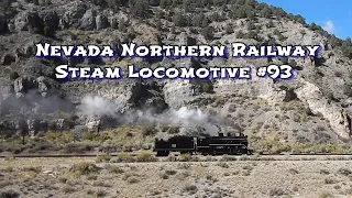 1909 Steam Locomotive Running On The Nevada Northern Railway