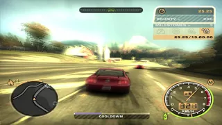 NFSMW - Fully upgraded Ford Mustang GT top speed