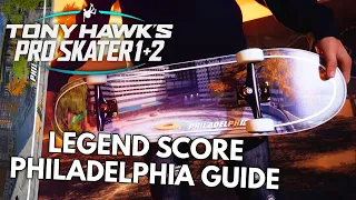 How to beat 19,355,000 SECRET LEGEND score on Philadelphia | Tony Hawk's Pro Skater 1 + 2 Remaster
