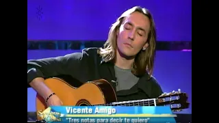 Vicente Amigo interpreta con guitarra Tres notas para decir te quiero | Flamenco en Canal Sur