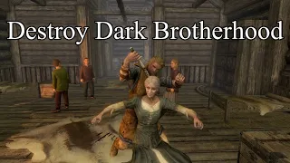 How to Destroy the Dark Brotherhood as a Level 1 Pacifist (Extended Edition)