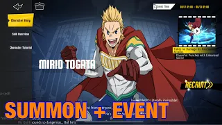 Mirio Togata Lemillion Summon - My Hero Academia: The Strongest Hero