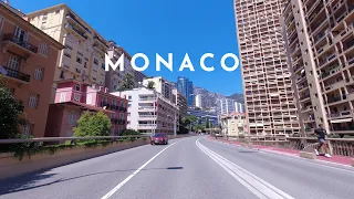 DRIVING DOWNTOWN MONACO 2023 🇲🇨