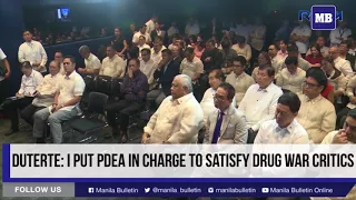 Duterte: I put PDEA in charge to satisfy drug war critics