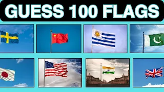 Can You guess the 100 Flag in 5 Seconds | Flag Quiz