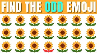 HOW GOOD ARE YOUR EYES #4 l Find The Odd Emoji Out l Emoji Puzzle Quiz | Easy, Medium, Hard