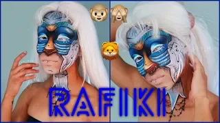 The Lion King ‘Rafiki’ Makeup Tutorial