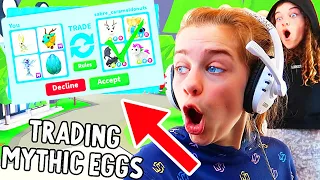 TRADING ONLY MYTHIC EGGS in ADOPT ME Gaming w/ The Norris Nuts