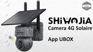 SHIWOJIA 4g Solar Camera - UBOX App - Android & iOS - Unboxing