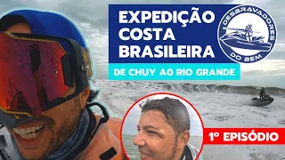 Expedição Costa Brasileira - 1º dia - De Chuy a Rio Grande - Desbravadores do Bem