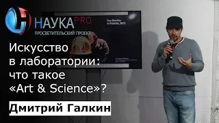 Искусство в лаборатории: что такое «Art & Science»? – Дмитрий Галкин | Научпоп