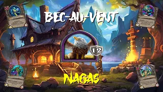 BEC-AU-VENT || NAGAS Hearthstone Champ de bataille #hearthstone #battleground #top1