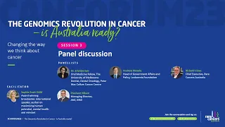 CanForum 2023 - Session 3: Panel Discussion: Maximising the potential of genomics