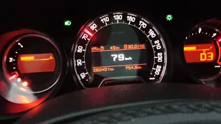 Citroen C5 3.0 HDI V6 241 HP 0-100 acceleration sport mode