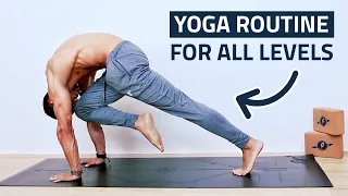 Yoga Routine For Strength & Flexibility | ALL LEVELS (Follow Along)