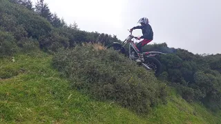 Liam on his big wheel beta 80 evo trials bike