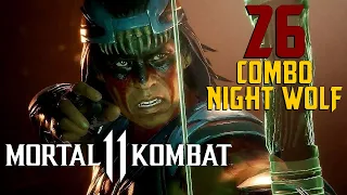Гайд Mortal Kombat 11 - 26 комбо за "Ночного Волка" для всех ситуаций. Night Wolf combo MK 11