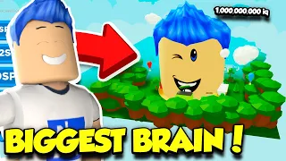 I Got INFINITE IQ And Became THE BIGGEST BRAIN EVER IN BOOK SIMULATOR!! (Roblox)