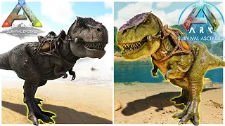 Comparing The ASE Dinos To The Ark Survival Ascended Dinos!! || Ark Survival Ascended