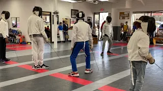 Saturday morning with Bulgarian fencing masters Zee & Jamie