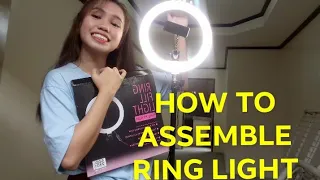 HOW TO ASSEMBLE RING LIGHT (26cm) step by step