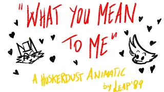 HuskerDust Animatic - What You Mean to Me